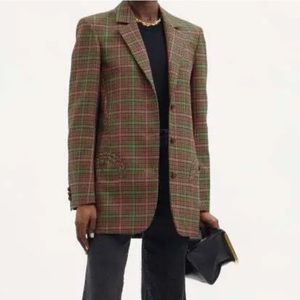 $1700 NWT Blaze Milano Sirah weekend single breasted wool blend blazer, sz L/XL